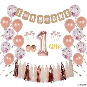 <span class=keywords><strong>Set</strong></span> di Decorazioni Blu per il Primo <span class=keywords><strong>Compleanno</strong></span> del Bambino - Product Image 6
