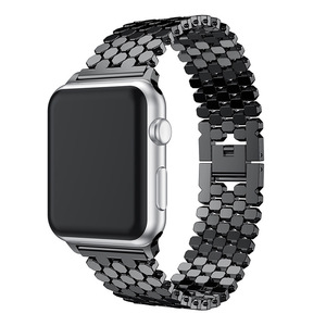 Fish Link traspirante a nido d'ape in lega cinturino per Apple <span class=keywords><strong>Watch</strong></span> <span class=keywords><strong>Ultra</strong></span>, cinturino per orologio di lusso per IWatch - Product Image 3