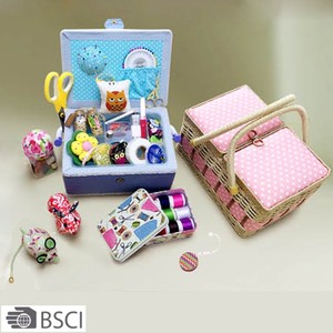D & D <span class=keywords><strong>à</strong></span> coudre panier <span class=keywords><strong>en</strong></span> gros maison de récipient Boîte De Rangement Tapisserie <span class=keywords><strong>tissu</strong></span> <span class=keywords><strong>à</strong></span> coudre boîte - Product Image 1