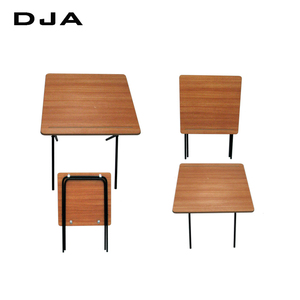 DJA MDF <strong>Folding</strong> School <strong>Study</strong> <strong>Table</strong> with Contemporary Design for Living Room Home Office Dining Bedroom Use Trolley Option - Product Image 2
