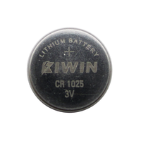 Batería de Botón de Litio de 3V Marca OEM o KIWIN, CR1025, para Llaves de Auto y Placas Base de Computadora