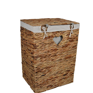 Rattan Laundry Basket Water Hyacinth Laundry Basket Cheap Water Hyacinth Hamper Rattan Natural Dirty Clothes Laundry Basket