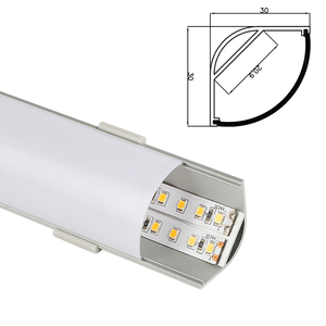 <strong>Light</strong> Wall 45 Degree <strong>Corner</strong> Aluminum Profile <strong>Led</strong> Strip <strong>Light</strong> Ceilling <strong>Light</strong> Modern A3030 2 Meter - Product Image 1