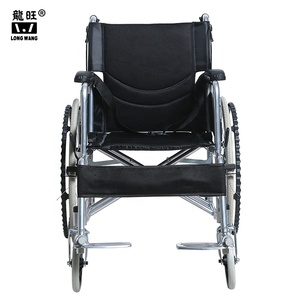 Sedia a Rotelle Manuale in Acciaio da 24 Pollici con Ruote Flessibili per Disabili, Thailandia - Product Image 4