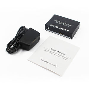 1 In 2 Out HDMI 1.4 볼트 Splitter 와 <span class=keywords><strong>RCA</strong></span> <span class=keywords><strong>Audio</strong></span> 추출기 Decoder <span class=keywords><strong>RCA</strong></span> (L/R) 스테레오 아날로그 3-state Outputs 대 한 스피커 증폭기 3D 4 천개 - Product Image 4