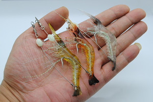 Esca Luminosa per Gamberetti 6g/9cm in Vendita, Esca Morbida in ABS per Pesca alla Carpa in Laghi e Fiumi - Product Image 3