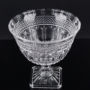 Regalo de <span class=keywords><strong>Vacaciones</strong></span> de la boda gran plato de frutas de vidrio de cristal de fondo cuadrado tarro de caramelos - Product Image 5