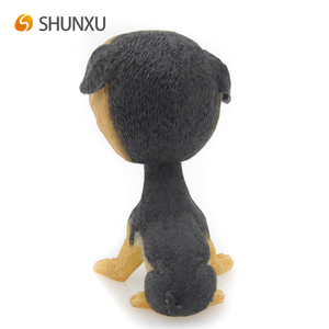 Ornamenti Cane che Annoda la Testa, Mini Giocattoli Bobble Head per Decorazione Auto, Pastore Tedesco, Decorazione per Cruscotto e Scrivania - Product Image 3