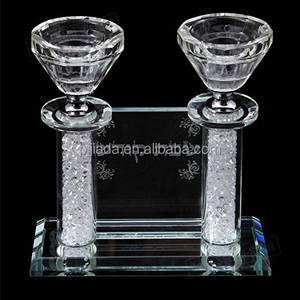 Cadeaux en <span class=keywords><strong>cristal</strong></span> saint spécial juif juif sabbat <span class=keywords><strong>cristal</strong></span> chandeliers produit religieux - Product Image 2