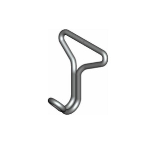 重型镀锌钢J形钩登山扣工业挂钩，带弹簧夹 - Product Image 1