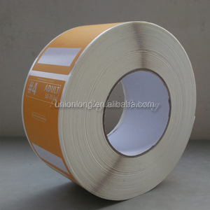 Recycled Permanent Adhesive thermal paper label sticker for fabric