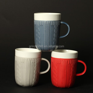2025 sáng tạo phù điêu và đầy màu sắc len áo len Mug Cup với thiết kế của bạn - Product Image 3