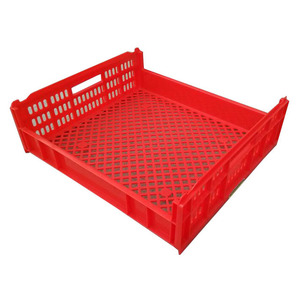 Plastic Storage Tray Trayplastic Plastic Tray Manufacturer 550*490*170mm Wholesale Plastic Stackable And Nestable Storage Bread Tray Bakery Crate