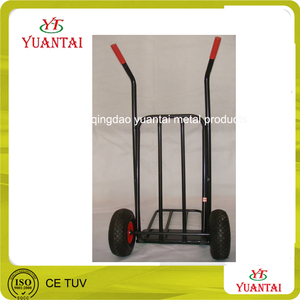 Heavy duty dural maneta mano carretilla de mano de camiones dos ruedas 300-4 - Product Image 4
