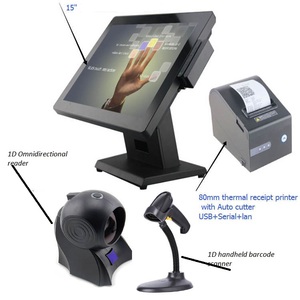 CARAV nouveau système de terminal de point de vente tout en un écran tactile en alliage d'aluminium de 15 et 17 pouces pour restaurant - Product Image 6