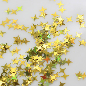 Paillettes pour ongles, lot de 10 pièces, brillantes, or 3D, DIY, pour pointes, décor, Nail Art - Product Image 4