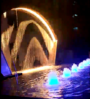 Watershow Cascade Murale Intérieure Numérique Graphique – Prix pour Décoration de Spectacles de Mariage