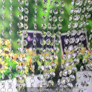 Hanging Glass Crystal Bead Curtain Suitable For Garland Wedding Home And Diy Craft Jewelry Decoration