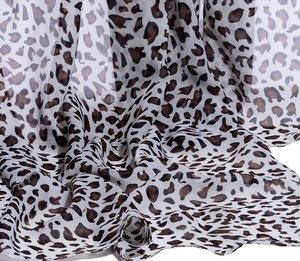 Sciarpa in Chiffon da donna con stampa leopardata alla moda all'ingrosso sciarpe <span class=keywords><strong>Vintage</strong></span> di tacchino per le donne - Product Image 6