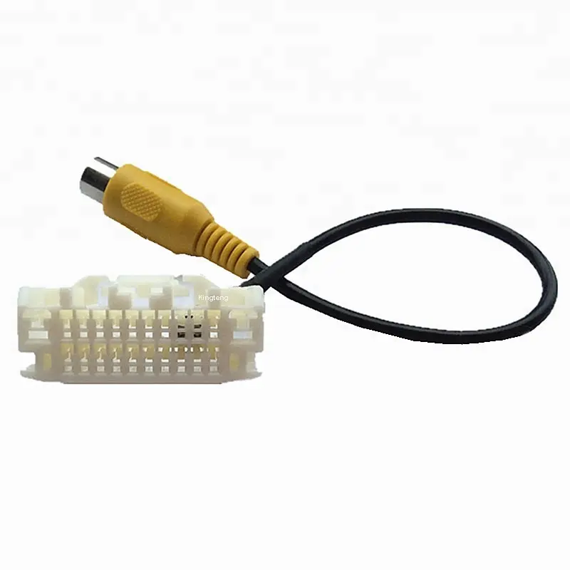 Video RCA adaptador de cámara de vista trasera Cable para Jeep Wrangler Rubicon patriota Grand Cherokee Chrysler Dodge