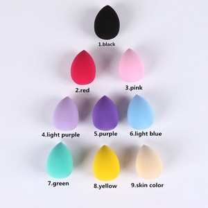 Éponge ovale colorée à maquillage pour filles, accessoire de beauté, pièces - Product Image 3
