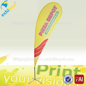 Moins cher plage drapeaux teardrop bannière publicitaire / plume plage bannière / rectangle plage bannière - Product Image 6