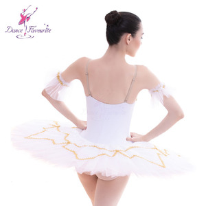 Disfraz de tutú de <span class=keywords><strong>ballet</strong></span> clásico para niñas, vestido de bailarina de baile individual, color blanco, BLL046 - Product Image 5