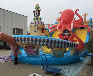 Nuevo estilo pulpo gigante comercial trampolín inflable parque infantil para las ventas