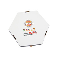 Wiederverwendbare Pizza-Box Design Individuelle Schwarze Pizza-Box Bunte Bedruckte Papier-Karton Lebensmittelverpackung