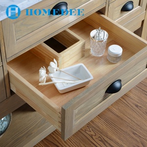 Meubles de salle de bain en bois assemblé, armoire style <span class=keywords><strong>Homedee</strong></span> à bas prix - Product Image 5