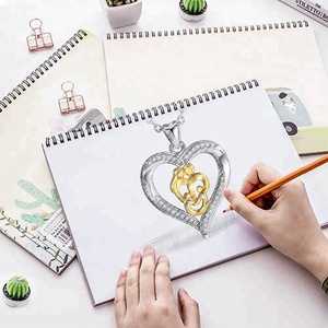 Sterlina di modo 925 Catena In Argento Del Pendente Del Cuore <span class=keywords><strong>Della</strong></span> <span class=keywords><strong>Collana</strong></span> per il <span class=keywords><strong>Regalo</strong></span> di Giorno <span class=keywords><strong>della</strong></span> Madre - Product Image 6