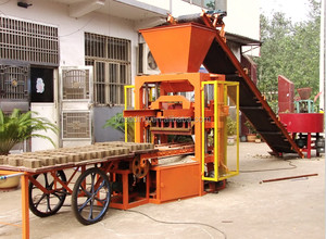 <span class=keywords><strong>Beton</strong></span> QTJ4-30 Betonblockherstellungsmaschine Pflastersteinmaschine Mit Stapler - Product Image 2