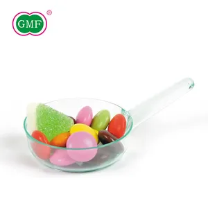 Hot selling food grade PS disposable plastic sauce butter candy dish with handle