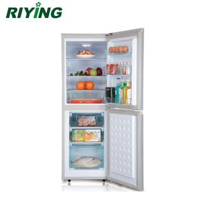 Refrigerador Doméstico de Acero Inoxidable con Congelador Inferior y Doble Puerta de 156 <span class=keywords><strong>Litros</strong></span>, Modelo BCD-156 - Product Image 2