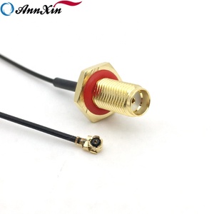 Câble coaxial étanche IP67 SMA femelle traversant un panneau vers U.FL, conducteur en cuivre plaqué or 1,13 mm pour <span class=keywords><strong>WiFi</strong></span> GPS GSM - Product Image 4