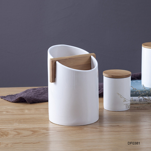 <span class=keywords><strong>Porte</strong></span>-couverts en céramique <span class=keywords><strong>Design</strong></span> personnalisé Outils de cuisine en céramique Rangement pour casseroles Ustensiles de cuisine <span class=keywords><strong>Porte</strong></span>-ustensiles en céramique - Product Image 6