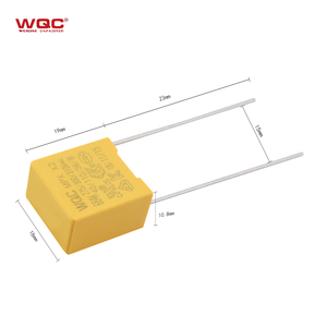 Kit de condensadores de película de poliéster y polipropileno, caja amarilla de seguridad <span class=keywords><strong>X2</strong></span> <span class=keywords><strong>MPX</strong></span> 0,68 uF K 275Vac, AC 684k 250v, 680nF MKP 310v - Product Image 3