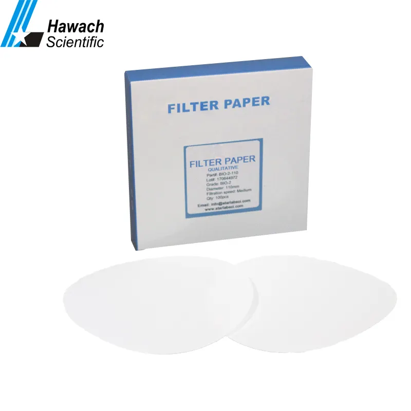 Papier filtre quantitatif de laboratoire, 20 microns, 320mm, 5 pièces