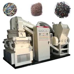 Machine à plastifier de fil de cuivre, granulés de fil de cuivre de petite taille, Machine de recyclage de câbles