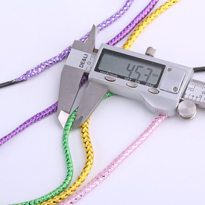 Tùy Chỉnh Bán Buôn 4.5 Mm Đường Kính 35 Cm Chiều Dài Thấp Đàn Hồi Vàng Sliver Dây Polyester Xử Lý Sợi Dây Thừng - Product Image 5