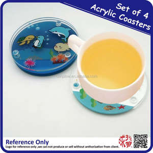 ที่รองแก้วทำจากวัสดุอะคริลิคใสสำหรับเครื่องดื่ม - Product Image 6