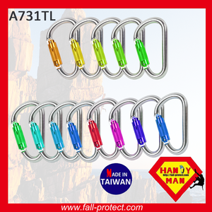 25 KN Quality Durable Outdoor Sports Heavy Duty Twist Lock Climbing Aluminum Carabiner - Product Image 6