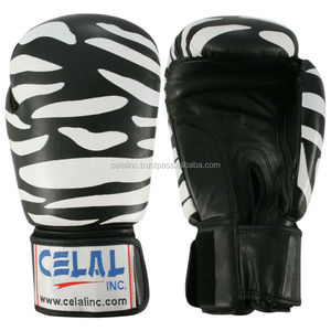 ถุงมือมวยพิมพ์ลายหนังวัว,ถุงมือต่อยมวยฝึกทำโลโก้ตามสั่ง - Product Image 1