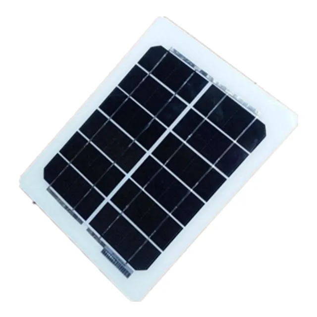 DIY 6v 5w لوح طاقة شمسية شبه مرن لشحن الهاتف المحمول من hetech الطاقة