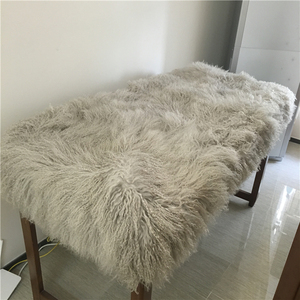 Tự Nhiên Tây Tạng Lamb Dê Da Mông Cổ Chăn Lông Cừu Chăn - Product Image 6