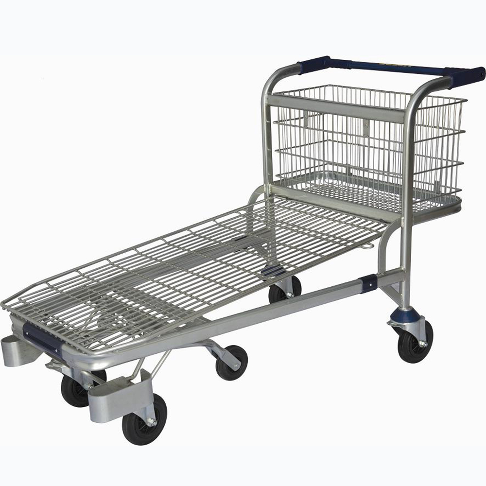 ショッピングカート　新品未使用 スーパーマーケット中古の異なる色のプラスチック製ショッピング