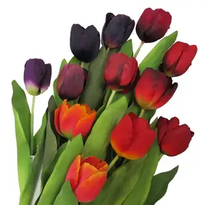 Dutch tulip for Mother's day decoration artificial tulip Valentine's day decoration