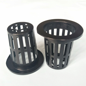 5ซม.PP พลาสติกตาข่ายถ้วย Aquaponic ระบบสีดำสุทธิกระถางปลูก - Product Image 3