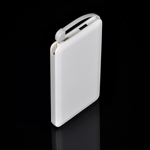 alta calidad 2015 ultra delgado banco incorporado en el poder la tarjeta de crédito por cable 10000mAh - Product Image 5
