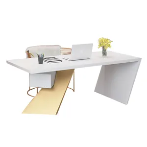 Simple Furniture Customized Special Design Home Study Desk Fancy Unique Executive Office Table